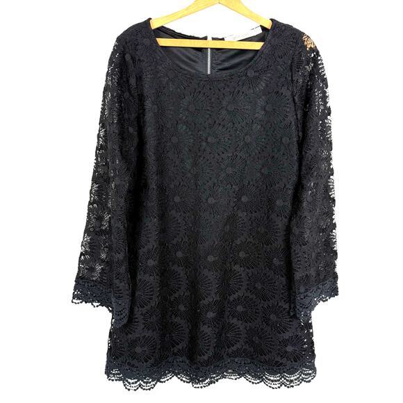 Liberty Love Dresses & Skirts - Liberty Love Women Lace Overlay Dress Large Dark Romantic Moody‎ Fairy Grunge
